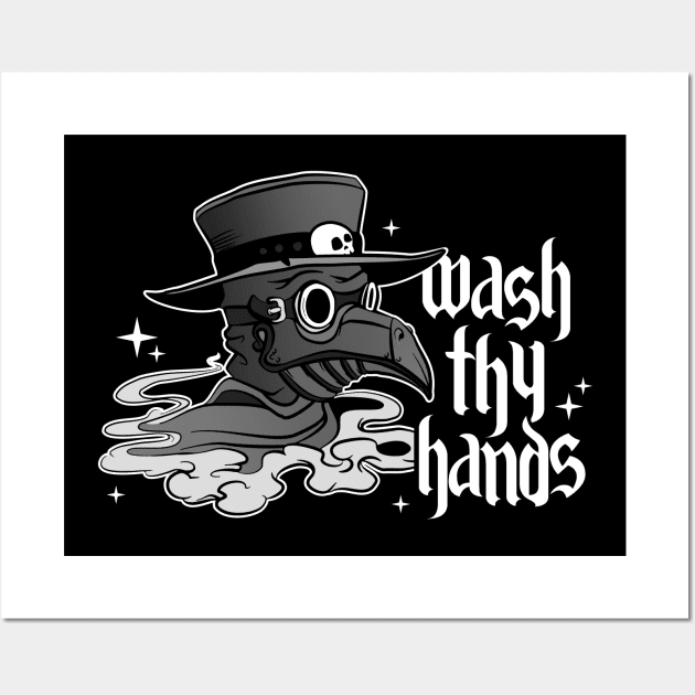 Wash thy hands! Wall Art by NinthStreetShirts